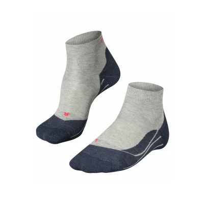 Afbeelding van Falke RU4 Endurance Short Running Functional Lightcushioned Enkelsokken lightgrey, Heren, Maat: 42/43, Lightgrey