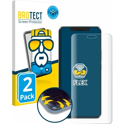 Afbeelding van BROTECT Screenprotector voor Honor Magic 6 Pro Folie Beschermfolie transparant volledig dekking (2 Stuks)