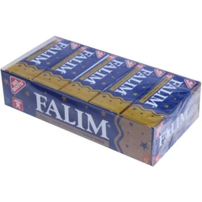 Image de FALIM Gomme ordinaire sans sucre (paquet de 20 (100 pièces))