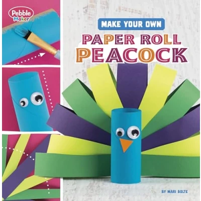 Afbeelding van Pebble Maker Crafts Make Your Own Paper Roll Peacock