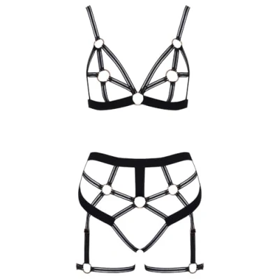 Afbeelding van Open Harnas Lingerie Set