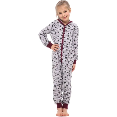 Afbeelding van Merry Style Kinder Pyjama ronde hals lange mouwen broek met zakken Katoen MS MS10 223 PJ Melange Einhorn 158 164