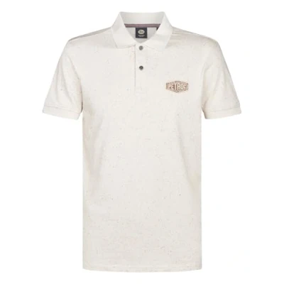 Afbeelding van Petrol Industries Heren Klassieke Polo Sunset Wit Maat M