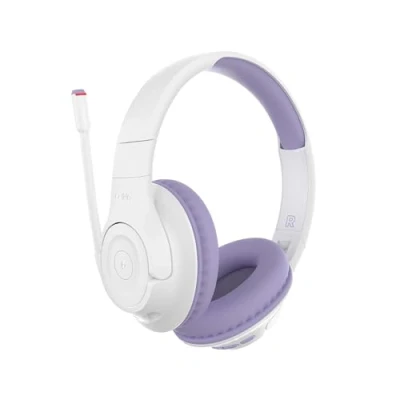 Image de Belkin SoundForm Inspire Micro casque circum aural Bluetooth sans fil, filaire jack 3,5mm lavande