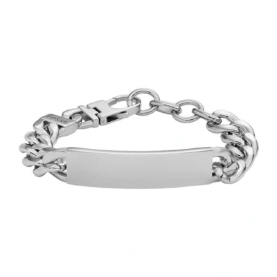 Afbeelding van Fossil heren Drew schakelarmband JF04155040 in de kleur Zilver