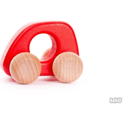 Afbeelding van Bajo Houten Mini Auto, Rood