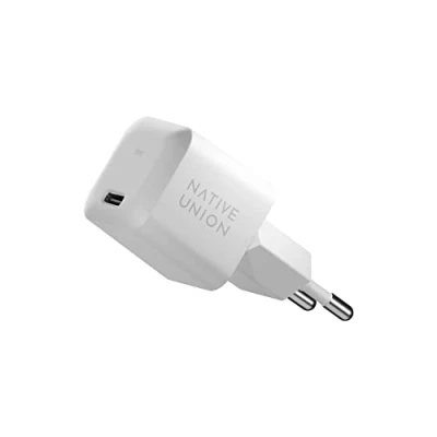 Afbeelding van Native Union Fast GaN PD oplader 30 W Ultra compacte USB C met stroomvoorziening gemaakt van gerecyclede materialen voor MacBook Air, iPads, iPhones, Pixel, Galaxy en andere type