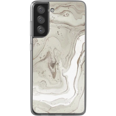 Afbeelding van imoshion hoesje Geschikt voor Samsung Galaxy S21 FE Design Sandy Marble