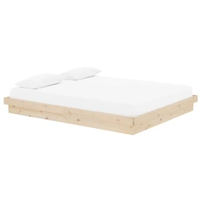 Afbeelding van vidaXL Bedframe massief hout 160x200 cm
