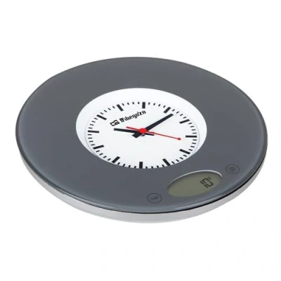 Afbeelding van Orbegozo PC 1005 Keukenweegschaal, digitaal display, touch sensor, max. capaciteit 3 kg, geïntegreerde klok, werkt op batterijen