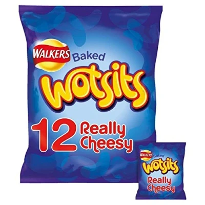 Afbeelding van Walkers Wotsits Really Cheesy Snacks 16,5 g x 12 stuks per verpakking