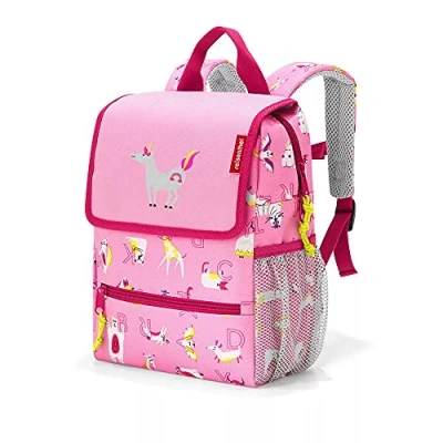 Afbeelding van Reisenthel Backpack Kids Rugzak 5L ABC Friends Pink Roze