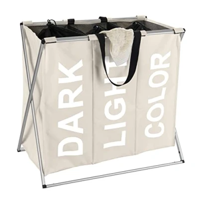 Image de Wenko (3440113100) beige panier à linge trio