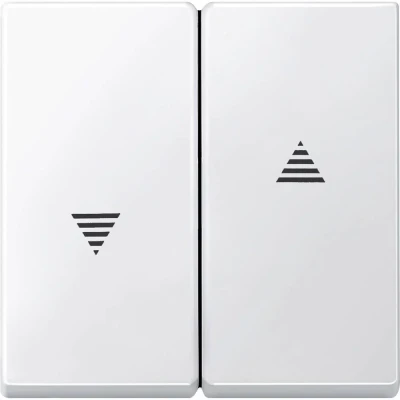 Afbeelding van Merten 435519 Wisselschakelaar Afdekking System M Polar wit