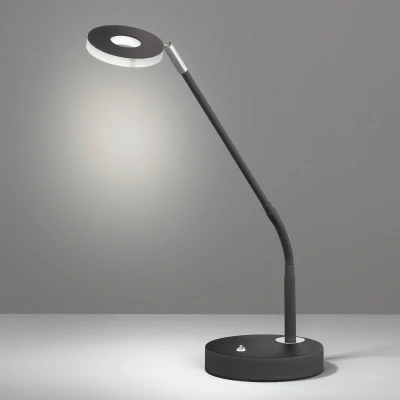 Afbeelding van LED tafellamp Dent, dimbaar, CCT, 6W, zwart