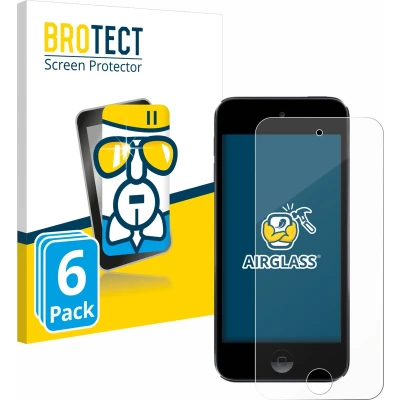 Afbeelding van BROTECT Screenprotector voor Apple iPod Touch (Gen.5/6/7) Folie Beschermfolie Beschermglas transparant (6 Stuks)