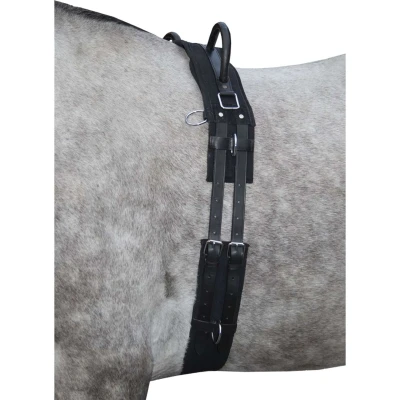 Afbeelding van HKM Longeersingel Canvas met Dubbele Handgreep Zwart Full