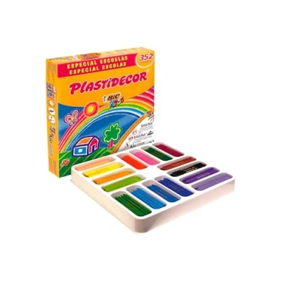 Afbeelding van Gekleurde was Plastidecor Kids Doos Multicolour