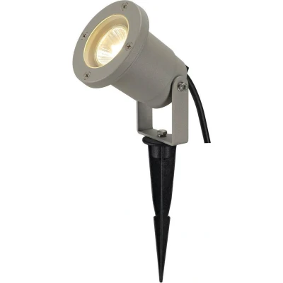Afbeelding van SLV 227418 Nautilus Spike Tuinschijnwerper LED, Spaarlamp, Halogeen GU10 35 W Zilver grijs