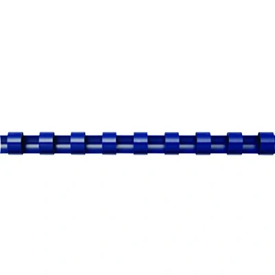 Afbeelding van Bindrug Fellowes 16mm 21rings A4 blauw 100stuks