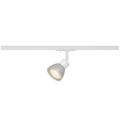 Afbeelding van SLV Puria 143451 230V railsysteem lamp 1 fasig GU10 50 W Halogeen, LED Wit