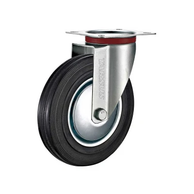 Afbeelding van Zwenkwiel 160 mm rubber TARSUS