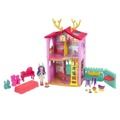 Image de Maison de Danessa Biche Enchantimals avec poupée incluse 44 cm