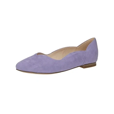 Afbeelding van Caprice Ballerina&#039;s, Dames, Maat: 38, Lavender suede Leer