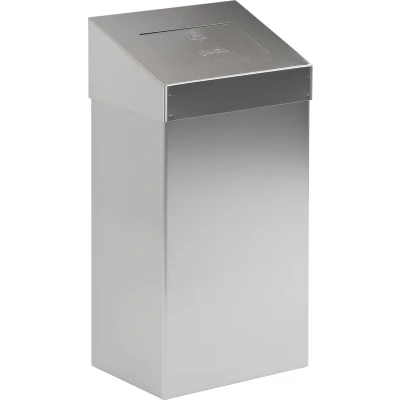Afbeelding van Afvalbak 18ltr pushdeksel mat rvs