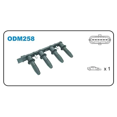 Afbeelding van JANMOR ODM258 Bobine OPEL: Corsa D Hatchback, Meriva A, Zafira B, ALFA ROMEO: 159 Sportwagon, FIAT: Croma II Estate