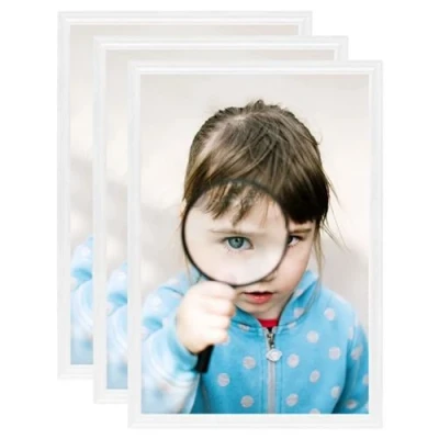 Afbeelding van Fotolijsten 3 st voor tafel 18x24 cm MDF wit