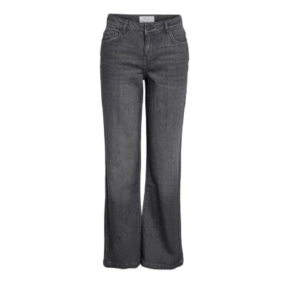 Afbeelding van Noisy May Nmnila WIDE Relaxed fit jeans, Dames, Maat: 32x30, Dark grey denim