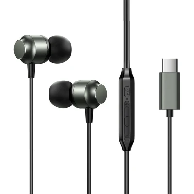 Afbeelding van Joyroom JR EC06 USB C in ear hoofdtelefoon grijs