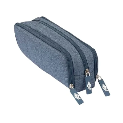 Afbeelding van WEDO Mäppchen Schlamperbox pennenetui, uniseks, 3 stuks, Blauw