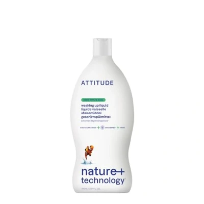 Afbeelding van Attitude Afwasmiddel Green Appel &amp; Basil