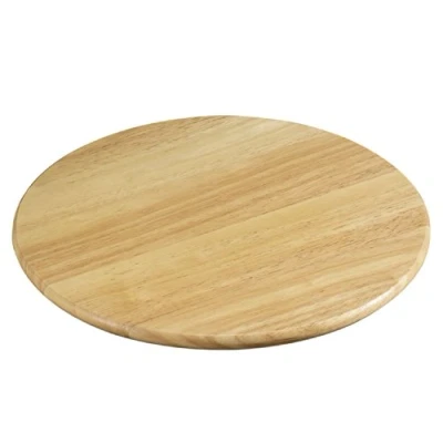 Afbeelding van Zassenhaus 360 draaiplateau Ø 40 cm voor het serveren van kaas, worst, hamblokjes of fruit, ideaal grote tafeltorens, serveerschaal rubberhout