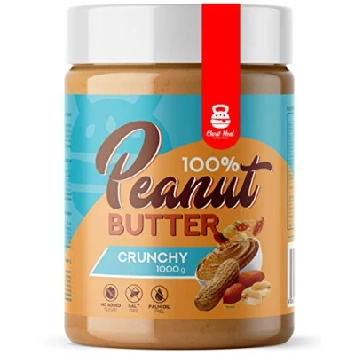 Afbeelding van Cheat Meal Nutrition Peanut Butter Cream 1000 g Knapperige Pindakaas Proteïne Notenboter Zonder Suiker Toegevoegd Gezonde Snacks, 100% Noten, Vegevriendelijk (Crunchy)