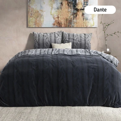 Afbeelding van Dekbedovertrekken Flanel DreamHouse Lits jumeaux (240 x 200/220 cm) Dante Koopjedeal.nl Altijd de beste deal