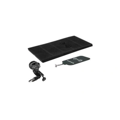 Image de Tapis antidérapant EUFAB avec chargeur sans fil et récepteur adaptable sur Micro USB B
