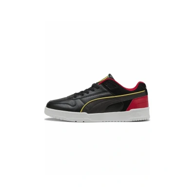 Afbeelding van Puma Ferrari GAME Sneakers Veterschoenen blackrosso corsa, Maat: 44, Black rosso corsa Leer