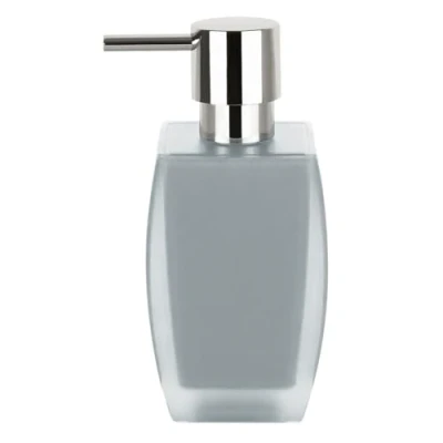 Image de Spirella 1018498 Freddo Grey Distributeur de savon salle bain accessoires, polystyrène, 15 x 7 x 7 cm