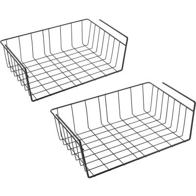 Afbeelding van Metaltex Babette Hangmand 40x26x14 cm Zwart 2 Stuks