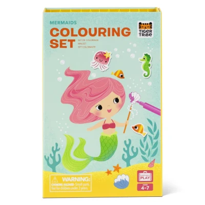 Afbeelding van Tiger Tribe Colouring Sets/Mermaids