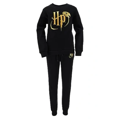Afbeelding van HARRY POTTER, Joggingpak voor jongens of meisjes, zwart, 8 jaar, zwart.