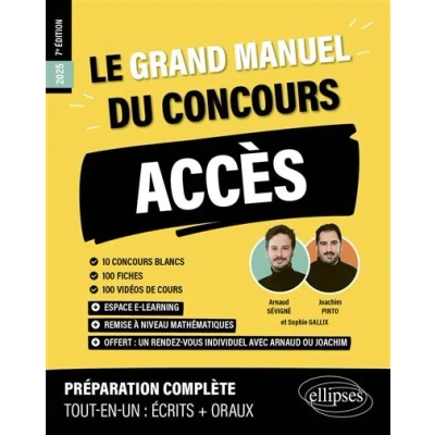Image de Le Grand Manuel du concours ACCES