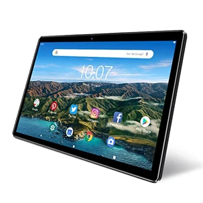 Afbeelding van PRITOM Android 13 WiFi tablet, 64 GB ROM, uitbreidbaar tot 512 GB, Quad Core processor, HD IPS display, 6000 mAh batterij, dual camera, Bluetooth, zwart
