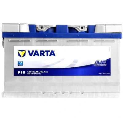 Afbeelding van Varta Blue Dynamic F16 12V 80 Ah 5804000743132 4016987143629 597318 740 A