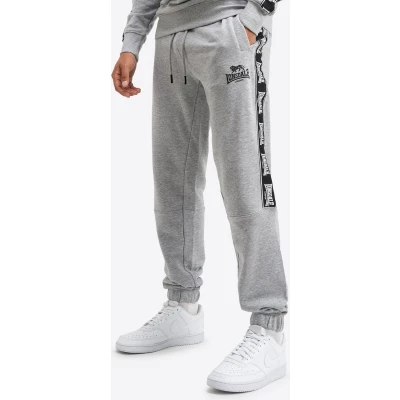 Afbeelding van Lonsdale Jogging Normale Passform Grutness Trainingsbroek, Heren, Maat: XXL, Marl grey black white