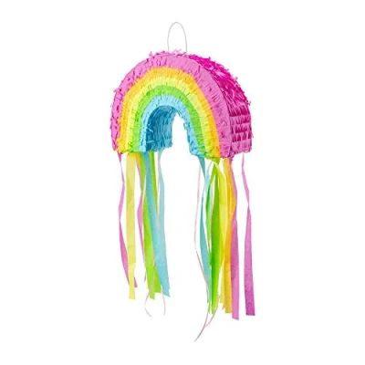 Afbeelding van PARTYDECO Regenboog piñata 30 x 20 10 cm