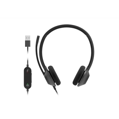 Afbeelding van Cisco Koptelefoon 322 (Bedraad, USB A), Kantoorheadset, Zwart